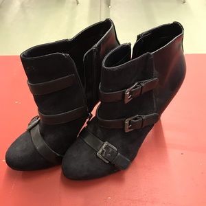 Heeled Booties with Buckles